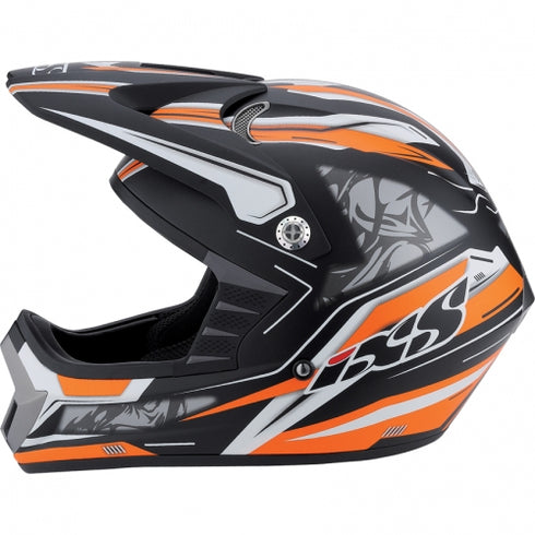 IXS HX 276 FAME MATT SCHWARZ-ORANGE casca cross/enduro